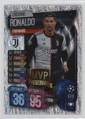 2019-20 Topps UCL Match Attax US Edition Club MVPs Cristiano Ronaldo #CJUV - Image 1 of 2