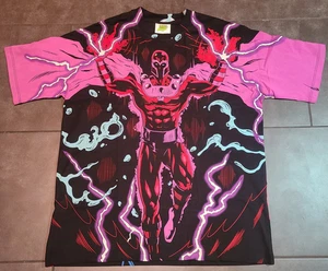 Chronic Images XL AOP Magneto vs Wolverine X-Men T-Shirt Marvel Streetwear Neu ohne Etikett - Bild 1 von 8