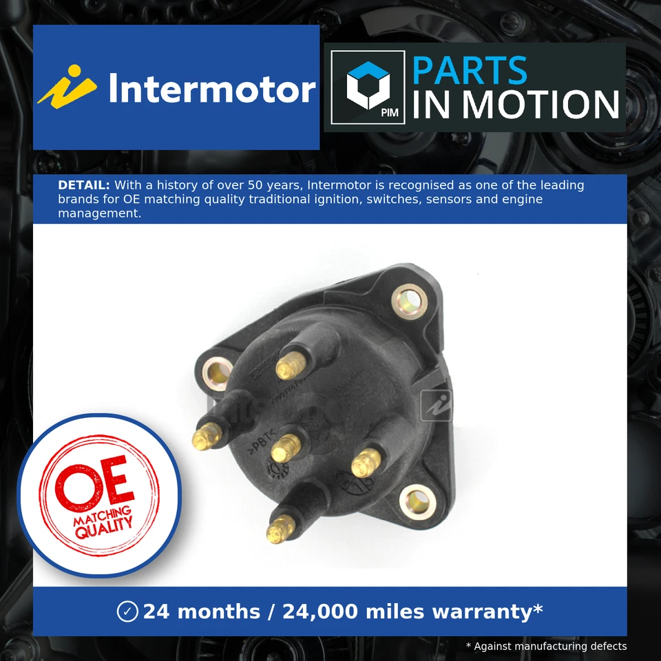 Distributor Cap fits RENAULT R19 1.7 88 to 95 Intermotor 7700726736 Quality New - Image 1 of 4