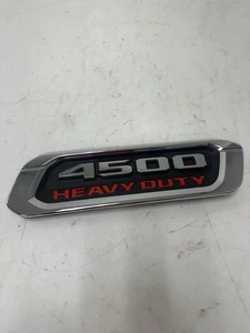 2019-2024 RAM 4500 Heavy Duty Right Passenger Side Hood Emblem Chrome Red OEM - Picture 1 of 10