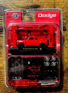 M2 Machines 1976 Dodge Adventurer SRT 150 Custom Pickup Truck R61 Red Model Kit - Picture 1 of 1