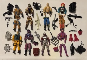 "Lote de 8 figuras sueltas de colección GI Joe - Scoop Hydro Viper Downtown Creeper 3,75""" - Imagen 1 de 8