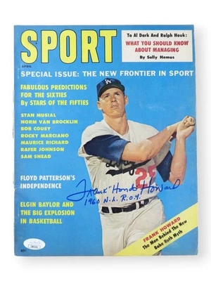 Frank Howard Signed Autograph Magazine SPORT 1961 Dodgers Inscribed JSA CB83162 - Image 1 of 4