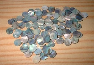 100 puntos luthier Paua Shell elección de tamaños 2 - 6 mm - Imagen 1 de 1