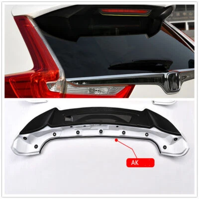 White AK Rear Trunk Spoiler Wing Lip For Honda CRV CR-V 2017 2018 2019 NO Light - Image 1 of 4