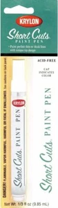 Krylon KSCP913 Short Cuts Enamel Paint Pen, Gloss White, .33 Ounce - Picture 1 of 5