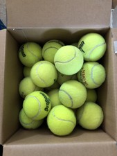 40 Good Used Tennis Balls, incl. Penn, Wilson, Dunlop. Free Shipping