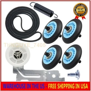 Dryer Roller Pulley Belt Repair Kit For Samsung DV42H5200EW/A3 DV45H7000EW/A2 - Picture 1 of 2