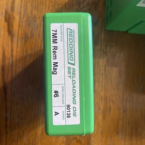 Redding 2 Die Set Includes Seating and Sizing Die for 7mm Remington Mag # 80136 - Picture 1 of 3
