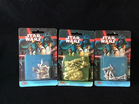 Star Wars 1993 Metal Figure Set 3pcs West End Games 25mm Miniatures Imperial Cover