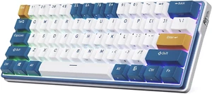 RK61 plus Wireless Mechanical Keyboard, 60% Percent Gaming Keyboard W/Bluetooth/ - Picture 1 of 9