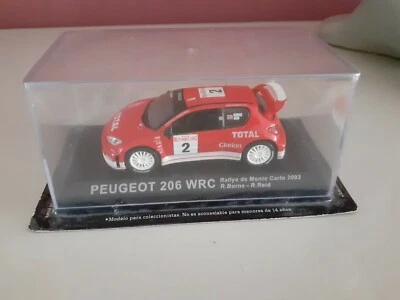Peugeot 206 WRC Rallye de Monte Carlo 2003 R.Burns-R.Reid 1:43 en muy buena condición. Foto 1 de 4