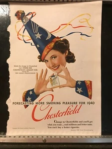 Joan Fontaine, Robert Montgomery, Glenn Ford Lucky Strike, Chesterfield Camels - Imagen 1 de 7
