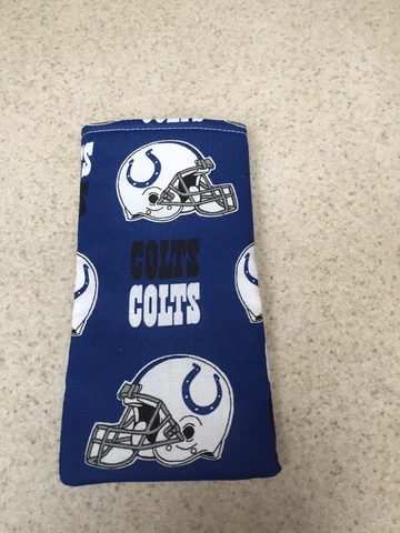 Eyeglass / Sunglass Soft Fabric Case - Indianapolis Colts - Blue & White - NFL Cover