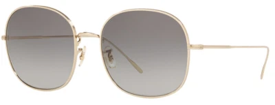 Gafas de sol para mujer Oliver Peoples OV1255S 50353C suaves doradas/grises degradadas redondas Foto 1 de 4