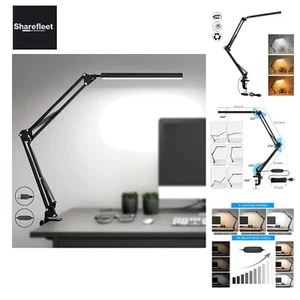 SKYLEO Schreibtischlampe LED Dimmbar - LED Desk Lamp mit Clip - Augenschutz L... - Bild 1 von 17