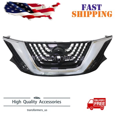 Parachoques delantero parrilla superior cromo negro para Nissan Murano 2015-2018 623105AA0A Foto 1 de 4