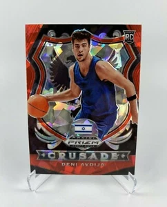 Selecciones del draft Panini Prizm 2020 - Deni Avdija #86 Crusade RC rojo hielo agrietado - Imagen 1 de 3
