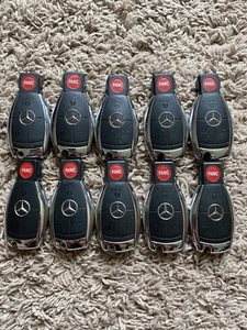 LOTE DE 10 LLAVE INTELIGENTE MERCEDES BENZ NKLG LLAVE REMOTA (4-BTN) FCC: KR55WK49031 NR! - Imagen 1 de 4
