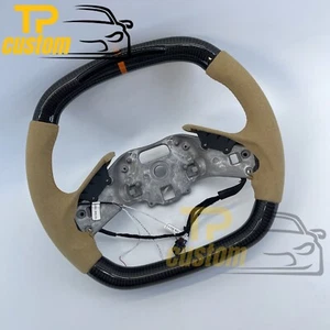 Volante plano LED de fibra de carbono para Chevrolet Corvette Z06 C8 Z51 2020-2024 - Imagen 1 de 8