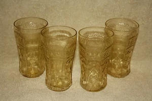 (4) Patrizier (Speiche) Bernstein 5 Unzen Saftbecher - Bild 1 von 6