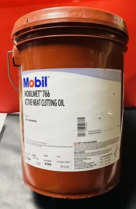 5 GAL -MOBILMET 766 ACTIVE NEAT CUTTING OIL *103323* - Picture 1 of 3