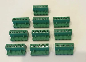 QTY 10 5 pin - 7.5 mm Quick Speaker Connector - Terminal Block - Phoenix Plug - Picture 1 of 5