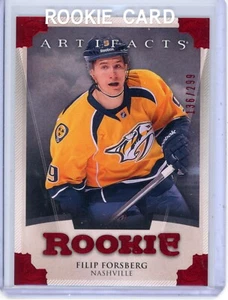 2013-14 Upper Deck Artifacts Filip Forsberg 166 Ruby Rookie 136/299 Predators RC - Picture 1 of 1