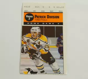 1993 NHL Round 2 Patrick Division Finals Home Game 4 Ticket Stub Civic Arena - Picture 1 of 4
