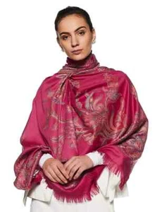Pashmina Scarf Wrap Paisley Indian Soft Silk Cashmere Women's Wool Warm Shawls - Picture 1 of 4