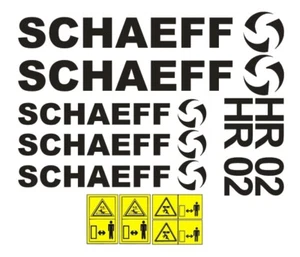 Sticker, aufkleber, decal - SCHAEFF HR 02 - Picture 1 of 1