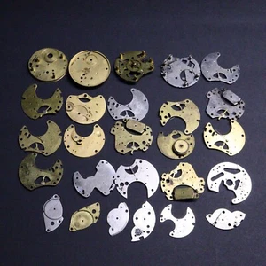 Antique Pocket Watch Parts - Lot of 26 pieces - Picture 1 of 7