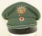 VTG 1995 German Albert Kempf KG Strindruckfrei Size 56 1/2 Green Officers Hat