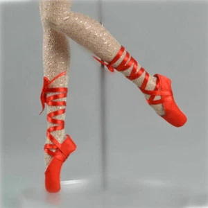 Zapatos de jerez para 16" toneladas nu estado de ánimo serie de ballet cuerpo primavera luz de luna rojo BL01 - Imagen 1 de 2