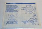 G I JOE Blue Print Blueprint / Instruction Sheet     1987  Dreadnok Air Skiff For Sale