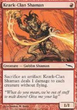 KRARK-CLAN SHAMAN X4 4 4X Mirrodin MTG Magic the Gathering Cards DJMagic