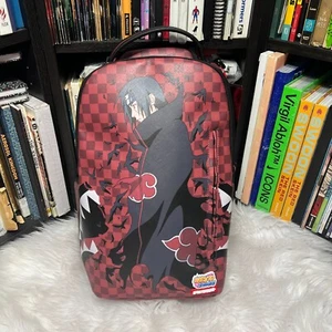 SPRAYGROUND NARUTO SHIPPUDEN ITACHI UCHIHA AKATSUKI BACKPACK - Picture 1 of 7