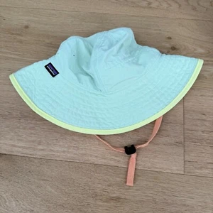 Patagonia Niños Borde Ala Sombrero Talla S Rock Melón Protección Solar Verano Correa de Natación - Imagen 1 de 9