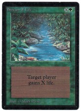 Stream of Life Limited Edition Beta Green Common Sorcery MTG NM Minus Actual Pic