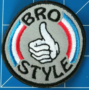 BRO STYLE THUMBS UP PATCH, DRESS UP YO RAGGEDY ASS! - Bild 1 von 2