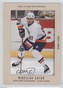 2006-07 Upper Deck Bee Hive Matte /100 Miroslav Satan #40