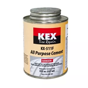 Kex Tire Repair KX-511F Super Fast Drying Cement, Flammable 8 Oz. Can (kx511f) - Picture 1 of 1