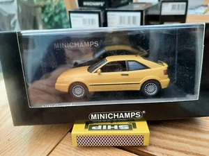 Minichamps VW Volkswagen Corrado G60 16v VR6 1990 Nugget Yellow 400055602 - Picture 1 of 3