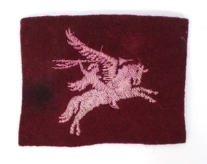 Insigne de manche Airborne -BRITISH ARMY WW2 (matériel original!) - Picture 1 of 3
