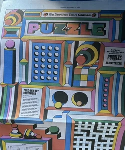 New York Times Puzzle Mania - 23 novembre 2025 - NUOVO DI ZECCA - Foto 1 di 1