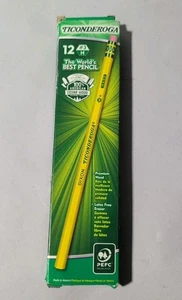 DIXON TICONDEROGA BLEISTIFT #3 HARTHOLZETUI 12ER-PACK SCHÜLER LEHRER SCHULE BÜRO - Bild 1 von 3