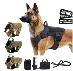Pet Harness Luxury Dog Leash Set Chest Dog Nylon Camouflage Dog Harness - Picture 1 of 26