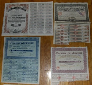 6 verschiedene Auslandsanleihen und Aktienzertifikate.  (17S) - Bild 1 von 2