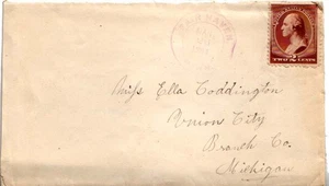 Minnesota Fair Haven 1884 violeta doble anillo doble borde cds, objetivo 1857-1895 - Imagen 1 de 1