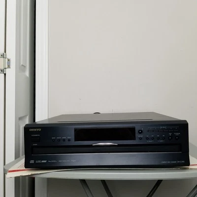 Onkyo DX-C390 6 Disc CD Changer Player Black Tested Working - Image 1 of 4